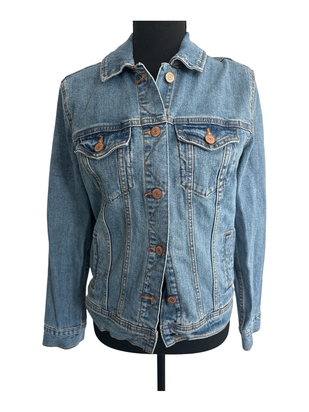Old Navy S Women’s Blue Denim Jean Jacket *Read Description Note*